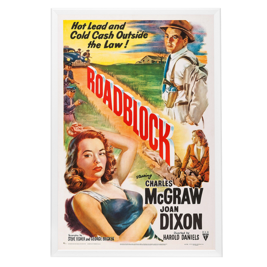 "Roadblock" (1951) Framed Movie Poster