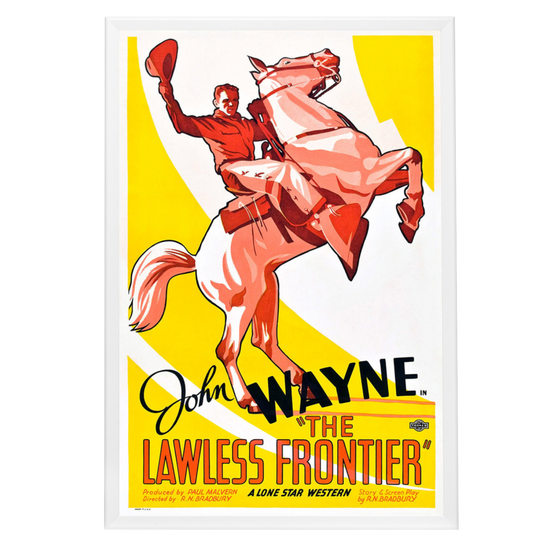 "Lawless Frontier" (1934) Framed Movie Poster