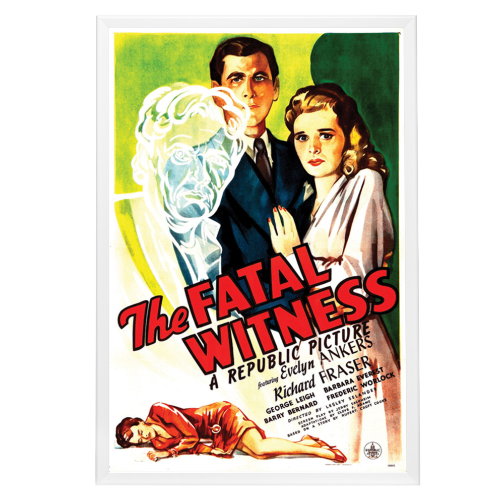 "Fatal Witness" (1945) Framed Movie Poster