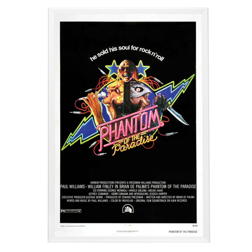 "Phantom Of The Paradise" (1974) Framed Movie Poster