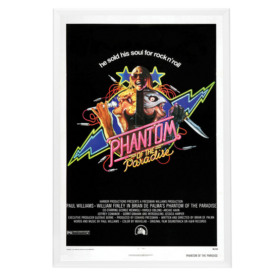 "Phantom Of The Paradise" (1974) Framed Movie Poster