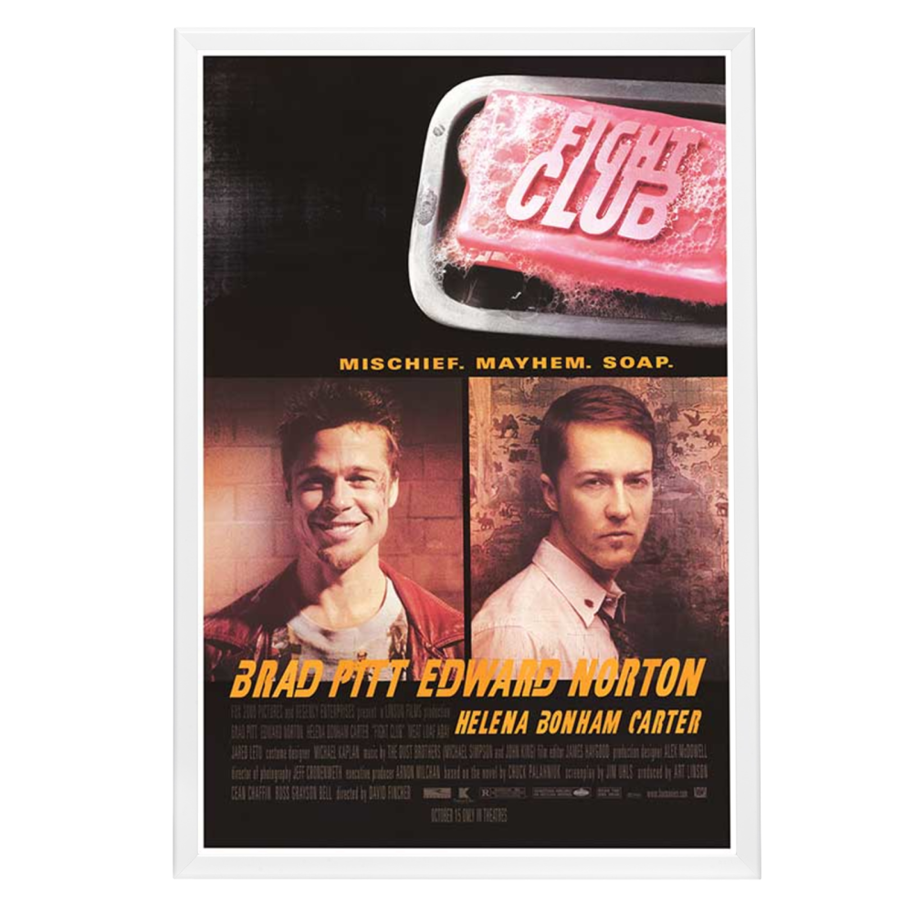 "Fight Club" Framed Movie Poster