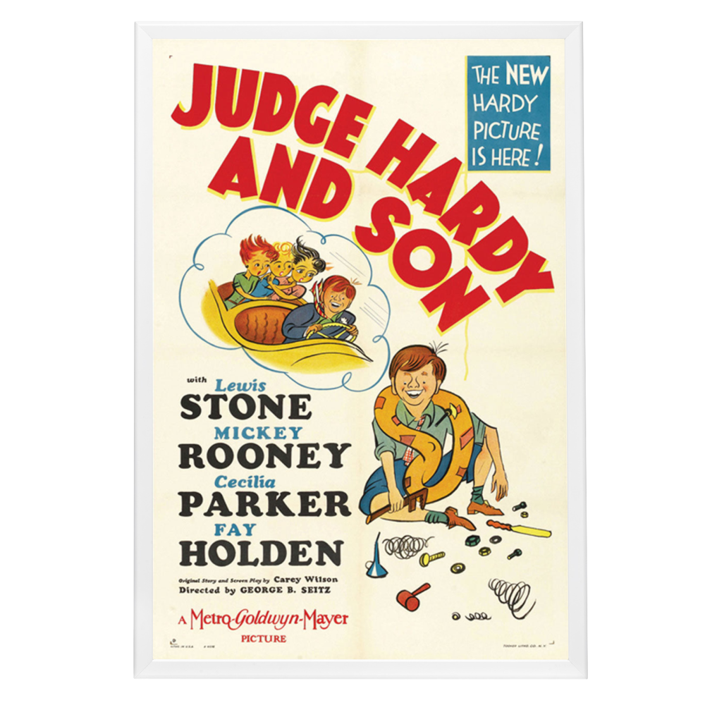 "Judge Hardy And Son" (1939) Framed Movie Poster