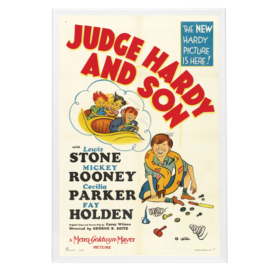 "Judge Hardy And Son" (1939) Framed Movie Poster