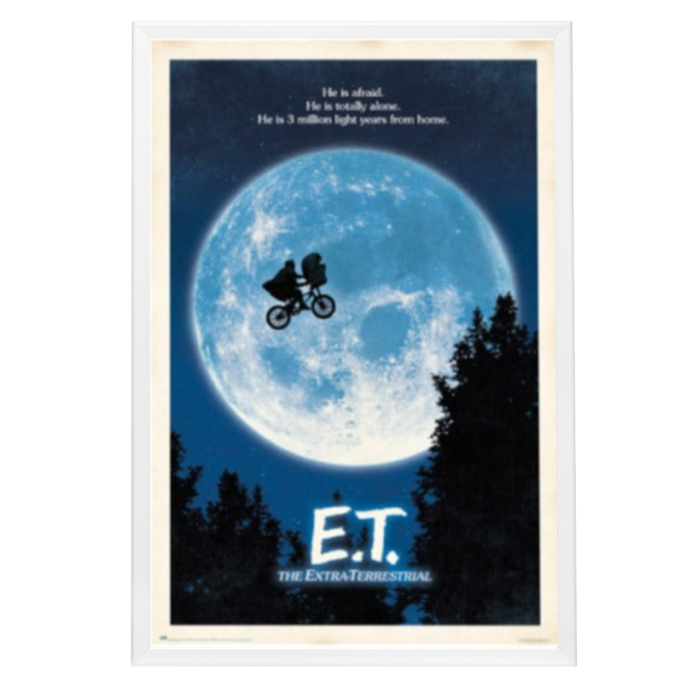 "E.T. The Extra-Terrestrial" (1982) Framed Movie Poster