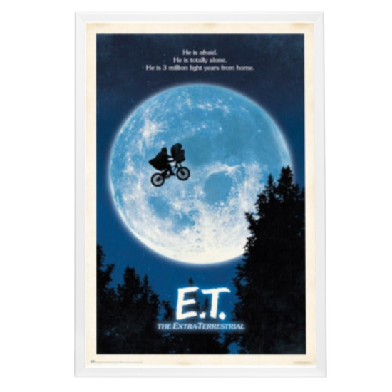 "E.T. The Extra-Terrestrial" (1982) Framed Movie Poster