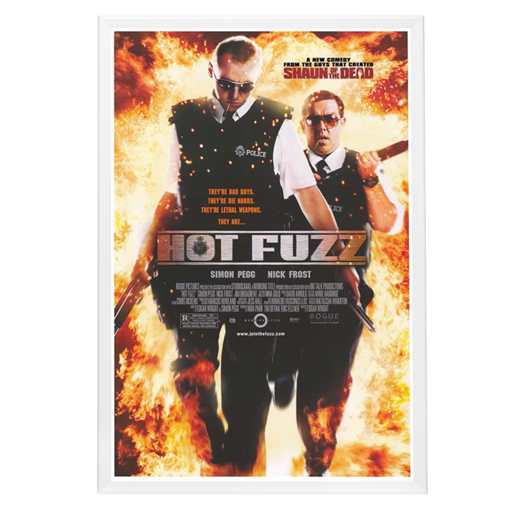"Hot Fuzz" (2007) Framed Movie Poster