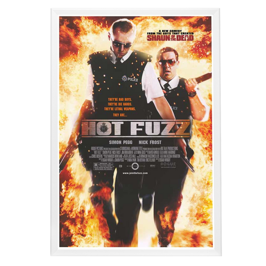 "Hot Fuzz" (2007) Framed Movie Poster