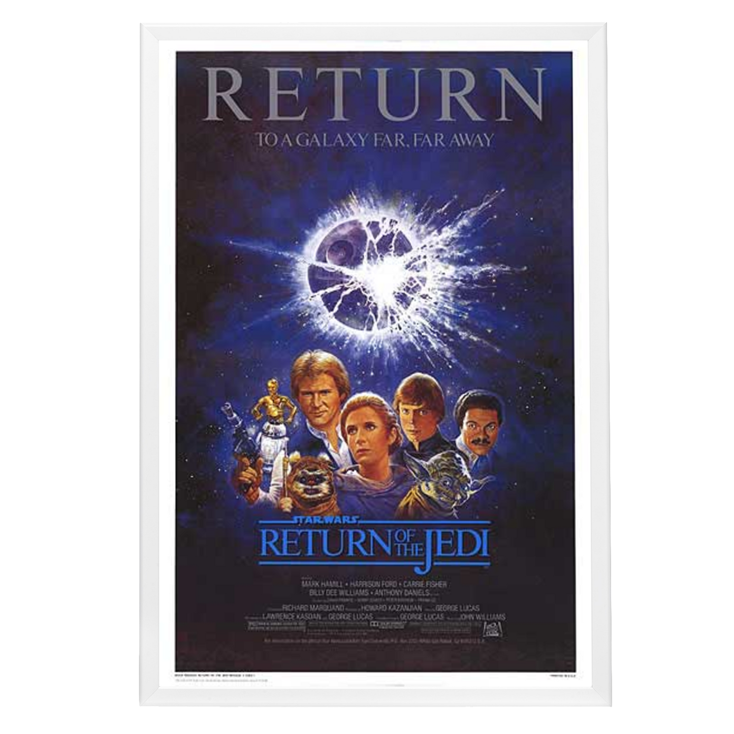 "Star Wars: Episode VI - Return Of The Jedi" (1985) Framed Movie Poster