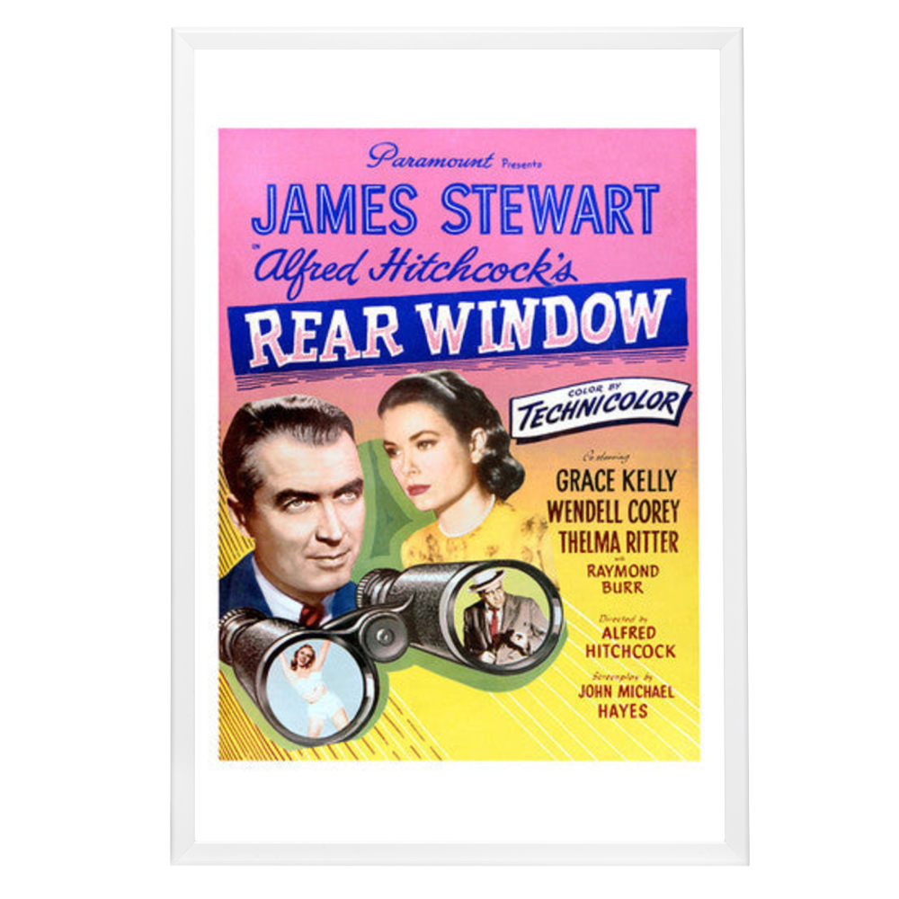 "Rear Window" (1954) Framed Movie Poster