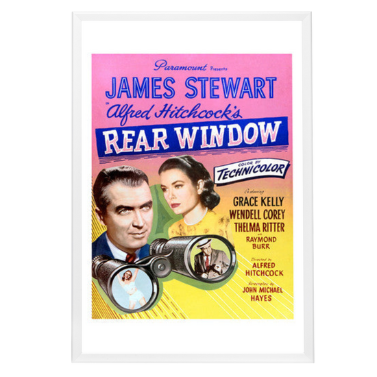 "Rear Window" (1954) Framed Movie Poster