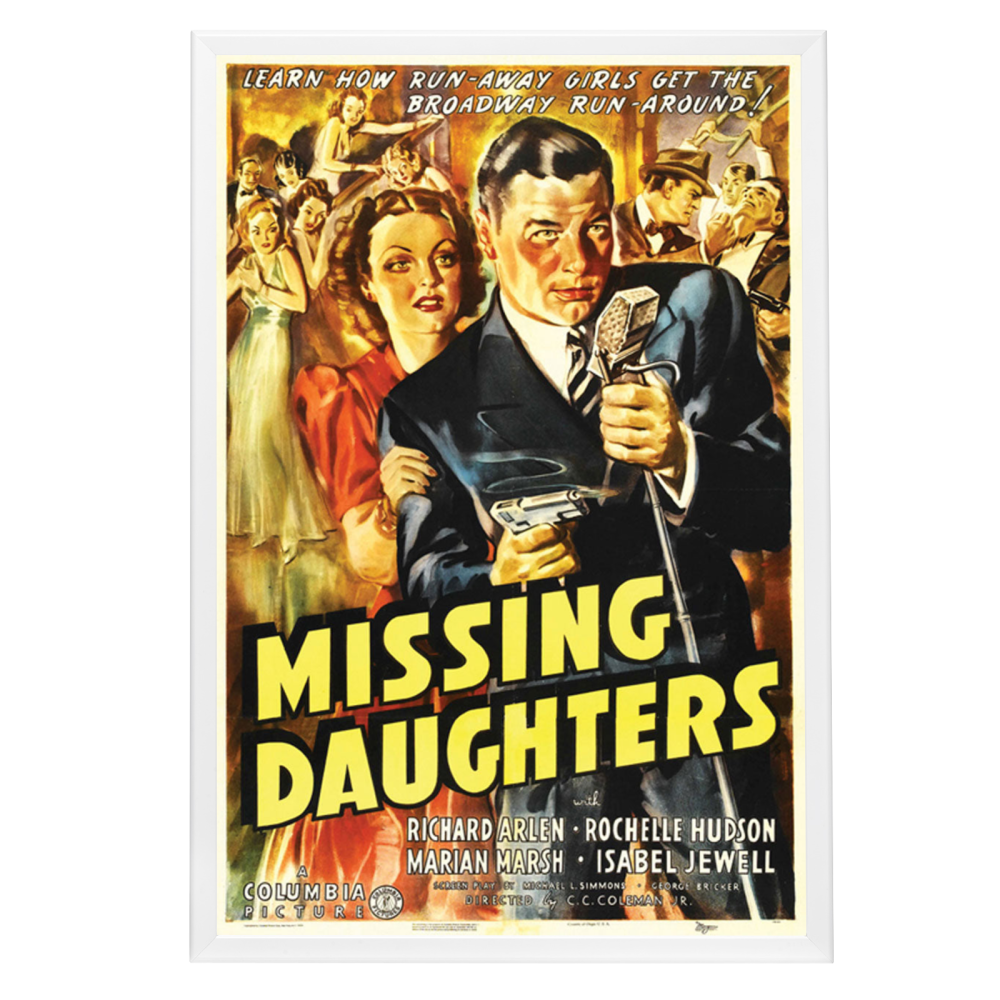 "Missing Daughters" (1939) Framed Movie Poster