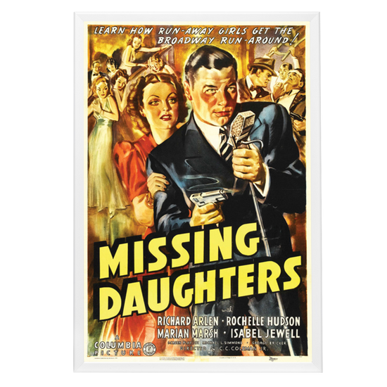 "Missing Daughters" (1939) Framed Movie Poster