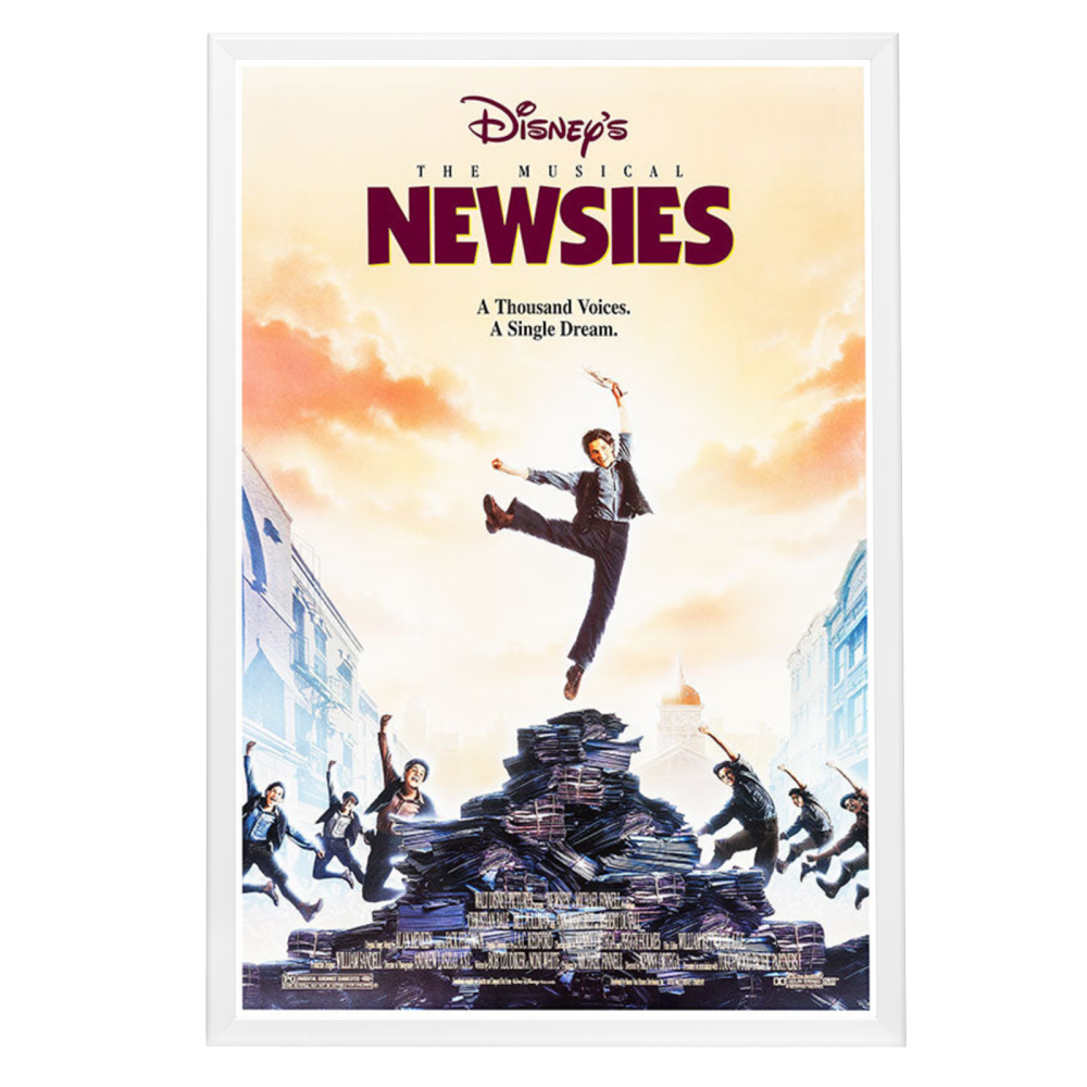 "Newsies" Framed Movie Poster