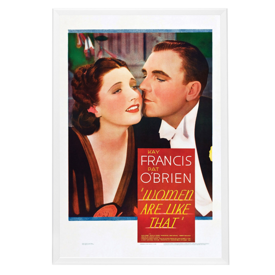 "Women Are Like That" (1938) Framed Movie Poster