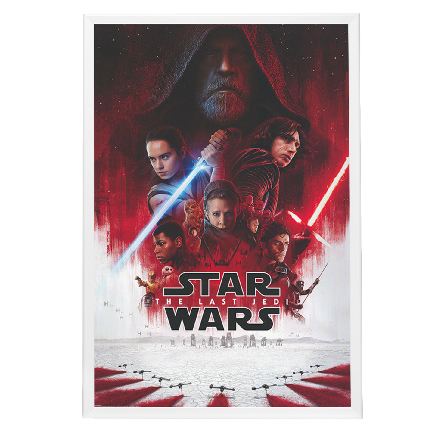 "Star Wars: Episode VIII - The Last Jedi" (2017) Framed Movie Poster