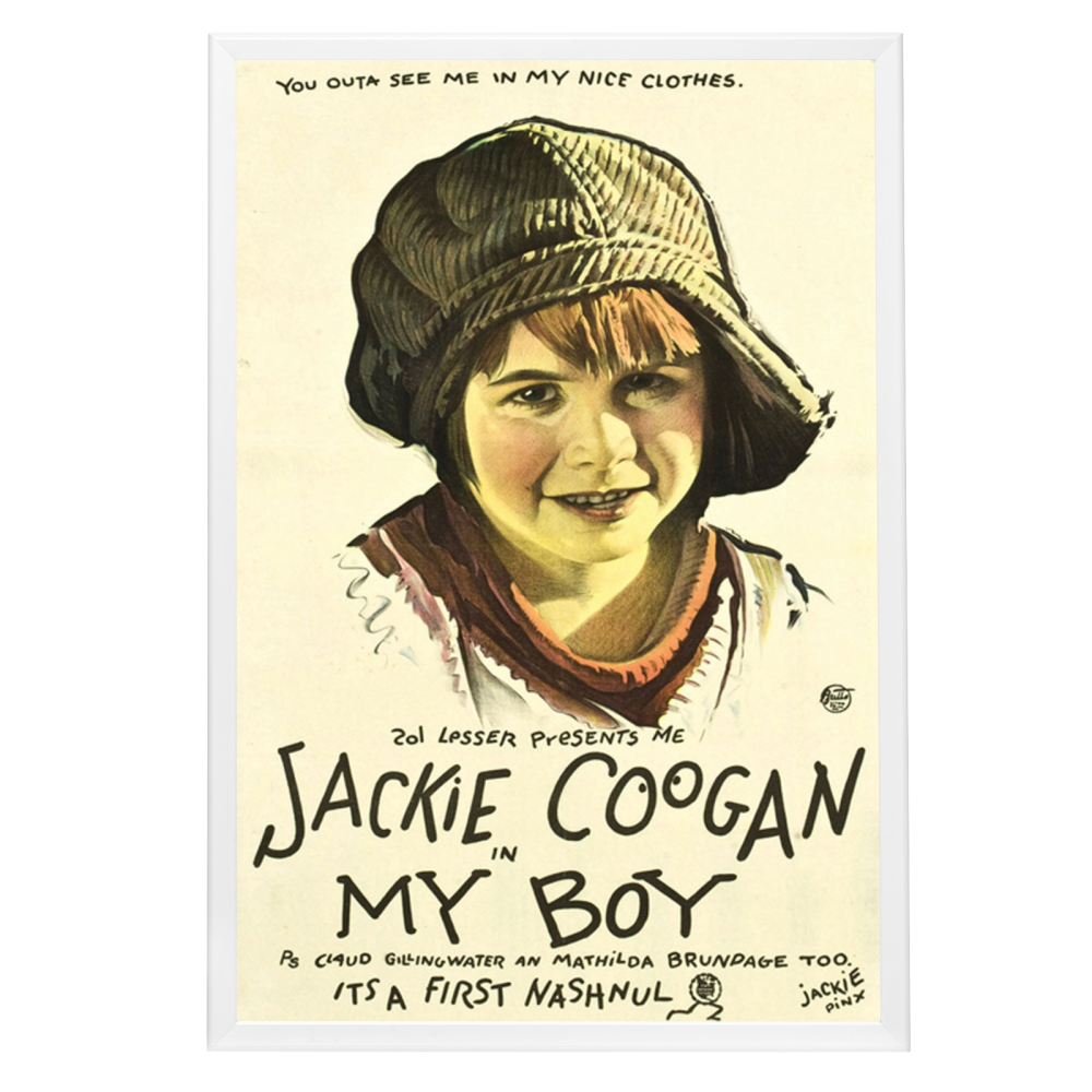"My Boy" (1921) Framed Movie Poster