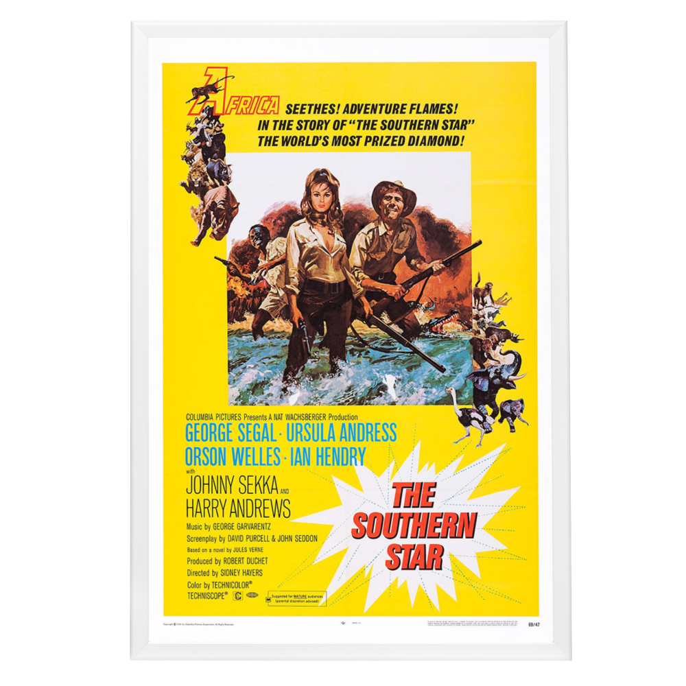 "Southern Star" (1969) Framed Movie Poster