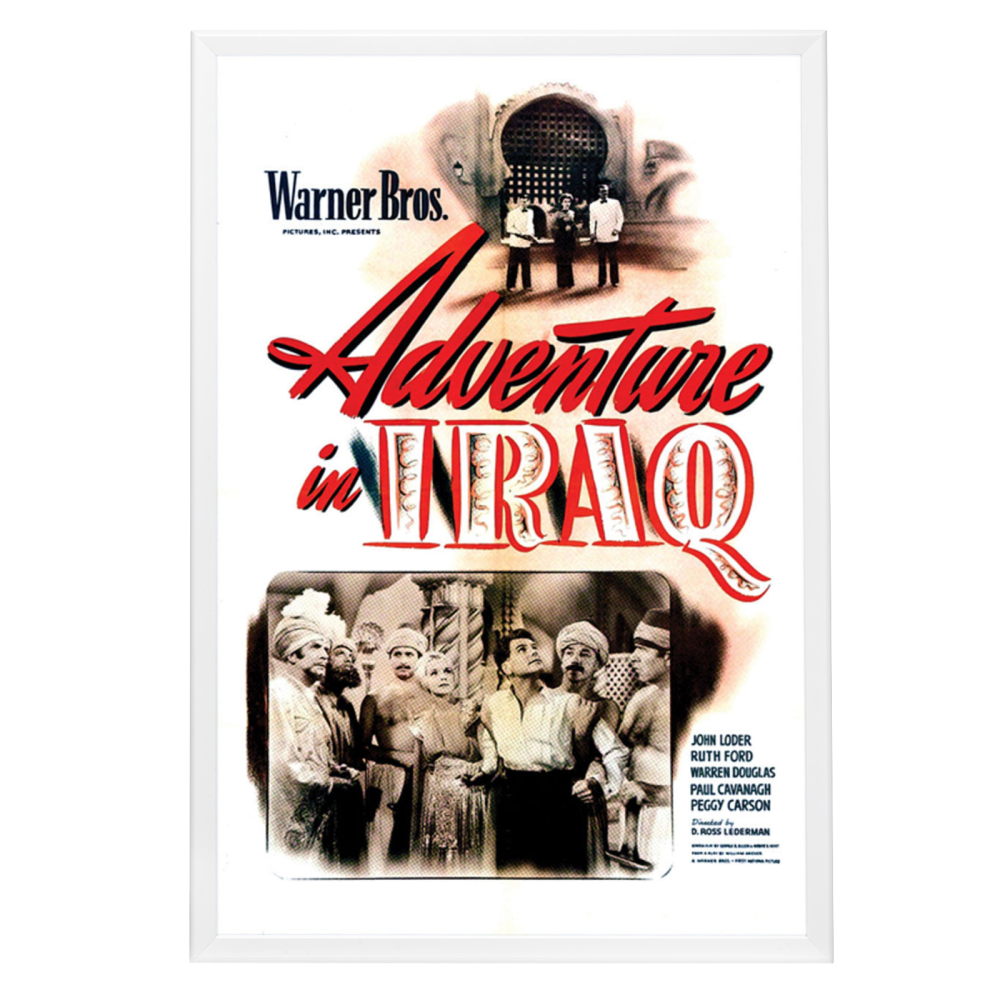 "Adventure In Iraq" (1943) Framed Movie Poster