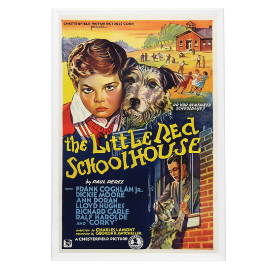 "Little Red Schoolhouse" (1936) Framed Movie Poster