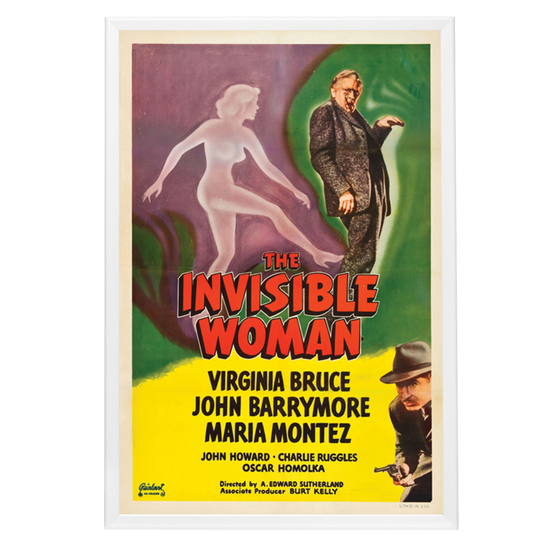 "Invisible Woman" (1940) Framed Movie Poster