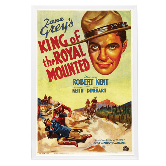 "King Of The Royal Mounted" (1936) Framed Movie Poster