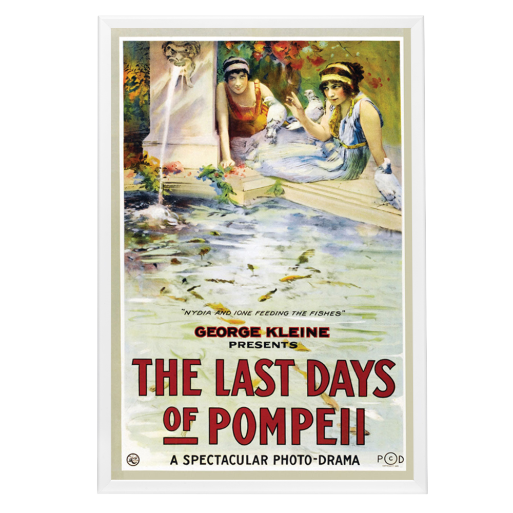 "Last Days Of Pompeii" (1913) Framed Movie Poster