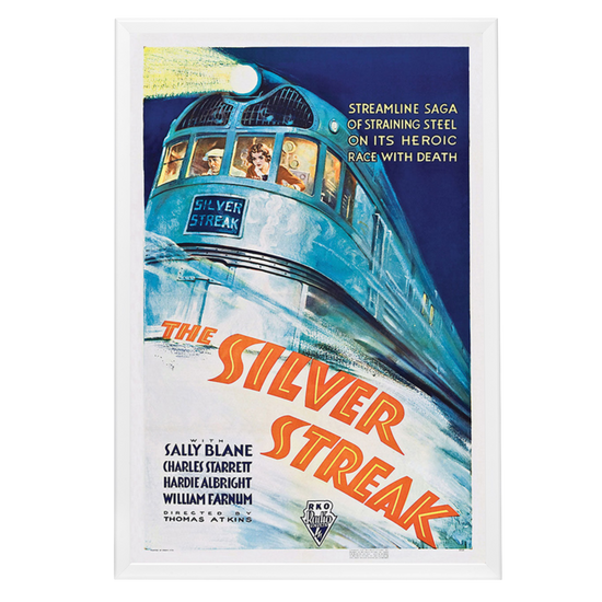 "Silver Streak" (1935) Framed Movie Poster