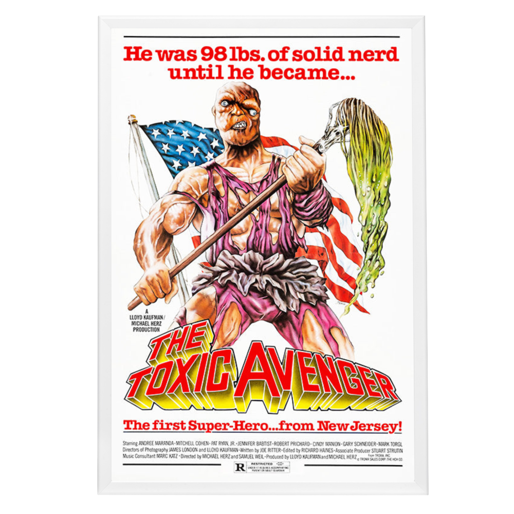 "Toxic Avenger" (1984) Framed Movie Poster