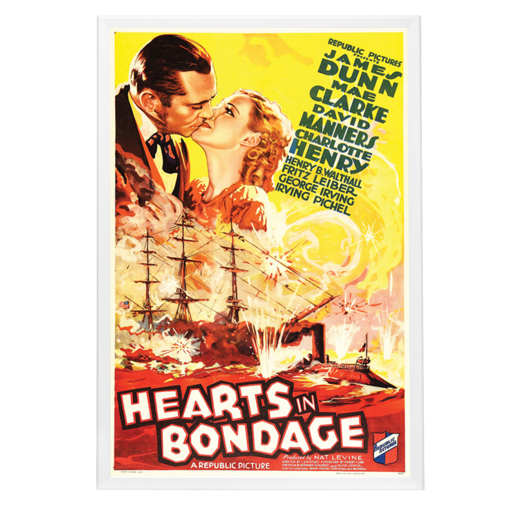 "Hearts In Bondage" (1936) Framed Movie Poster