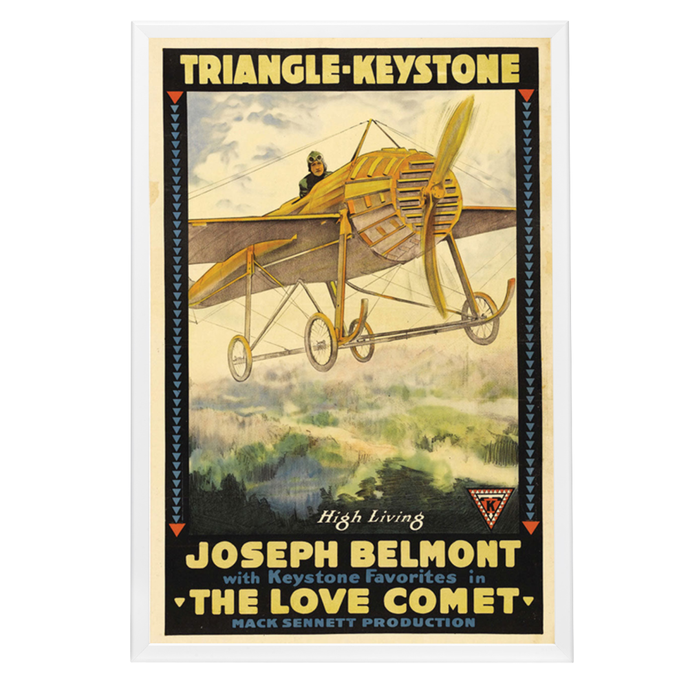 "Love Comet" (1916) Framed Movie Poster