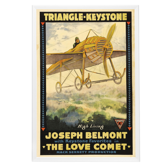 "Love Comet" (1916) Framed Movie Poster