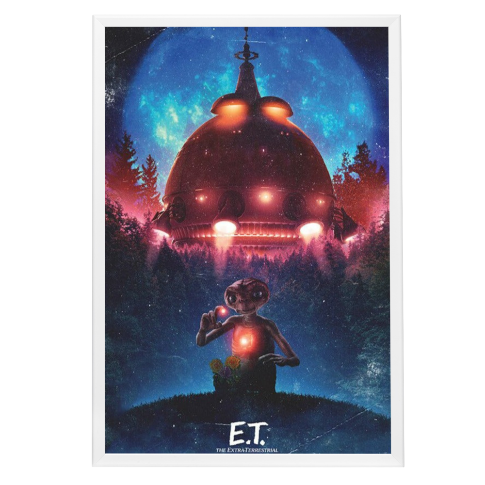 "E.T. The Extra-Terrestrial" (1982) Framed Movie Poster