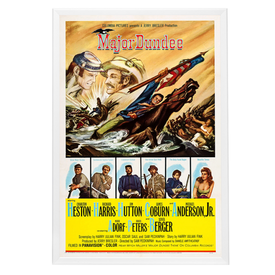 "Major Dundee" (1965) Framed Movie Poster
