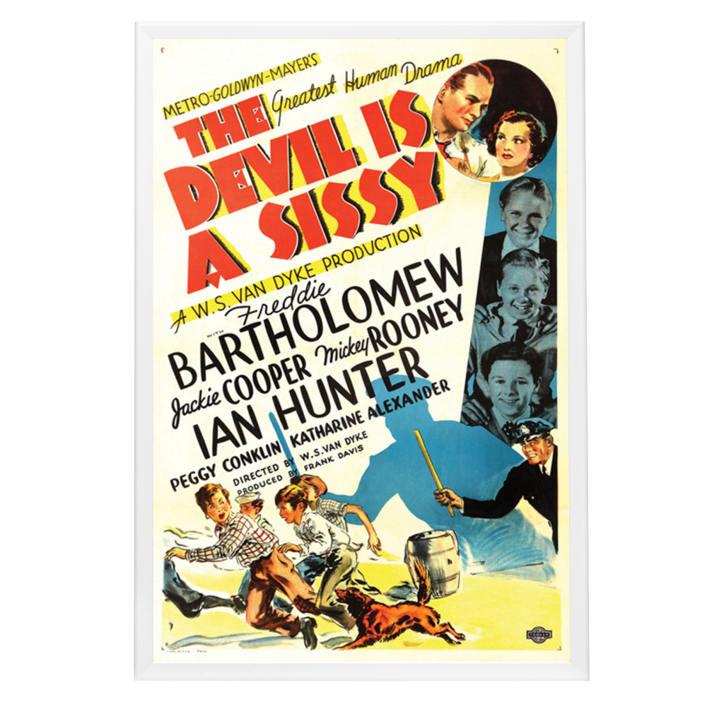 "Devil Is A Sissy" (1936) Framed Movie Poster