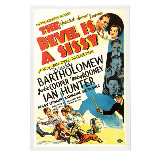 "Devil Is A Sissy" (1936) Framed Movie Poster