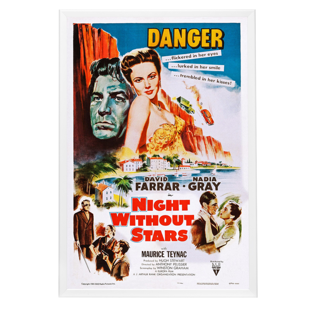 "Night Without Stars" (1952) Framed Movie Poster