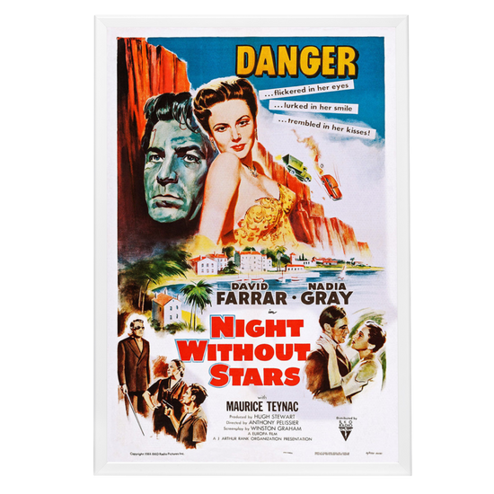 "Night Without Stars" (1952) Framed Movie Poster