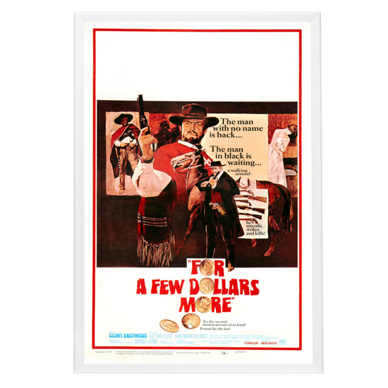 "For A Few Dollars More" (1965) Framed Movie Poster