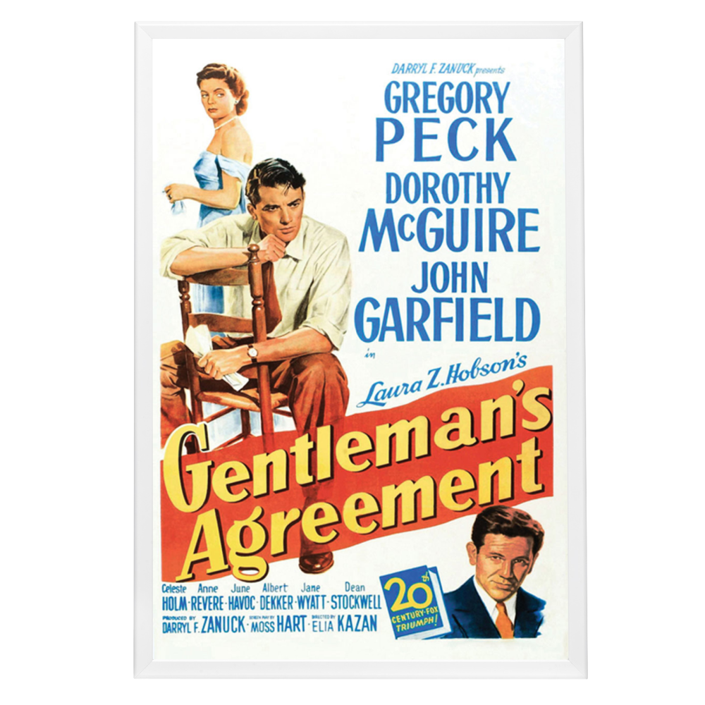 "Gentleman's Agreement" (1947) Framed Movie Poster