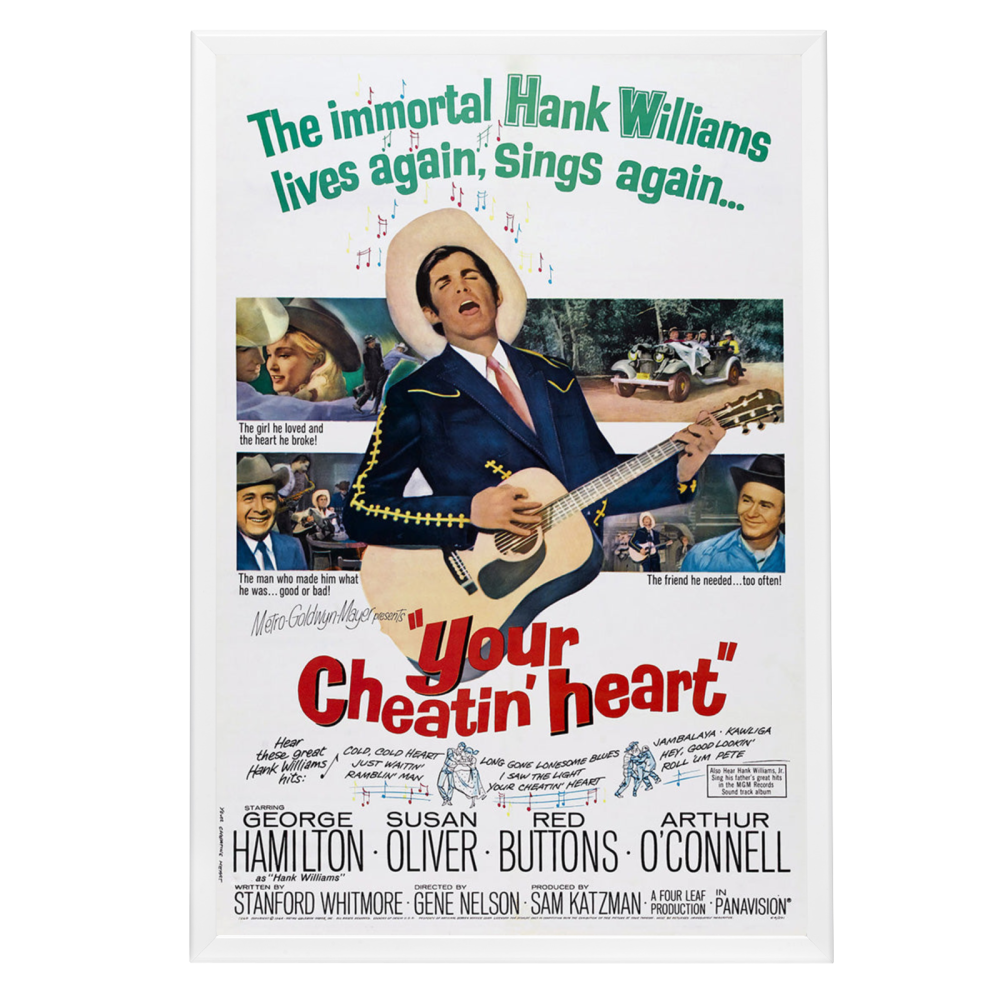 "Your Cheatin' Heart" (1964) Framed Movie Poster