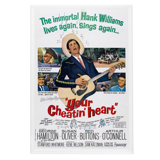 "Your Cheatin' Heart" (1964) Framed Movie Poster