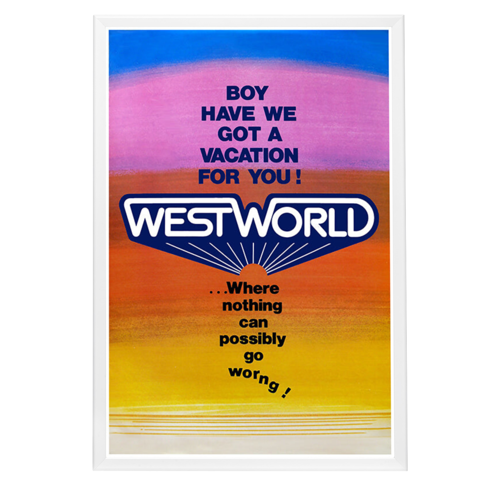 "Westworld" (1973) Framed Movie Poster