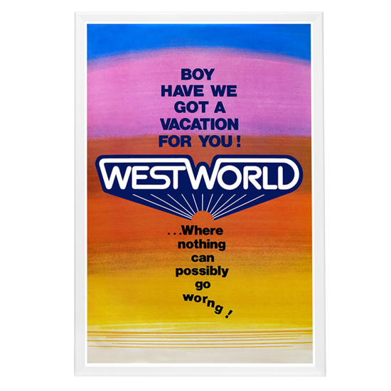 "Westworld" (1973) Framed Movie Poster