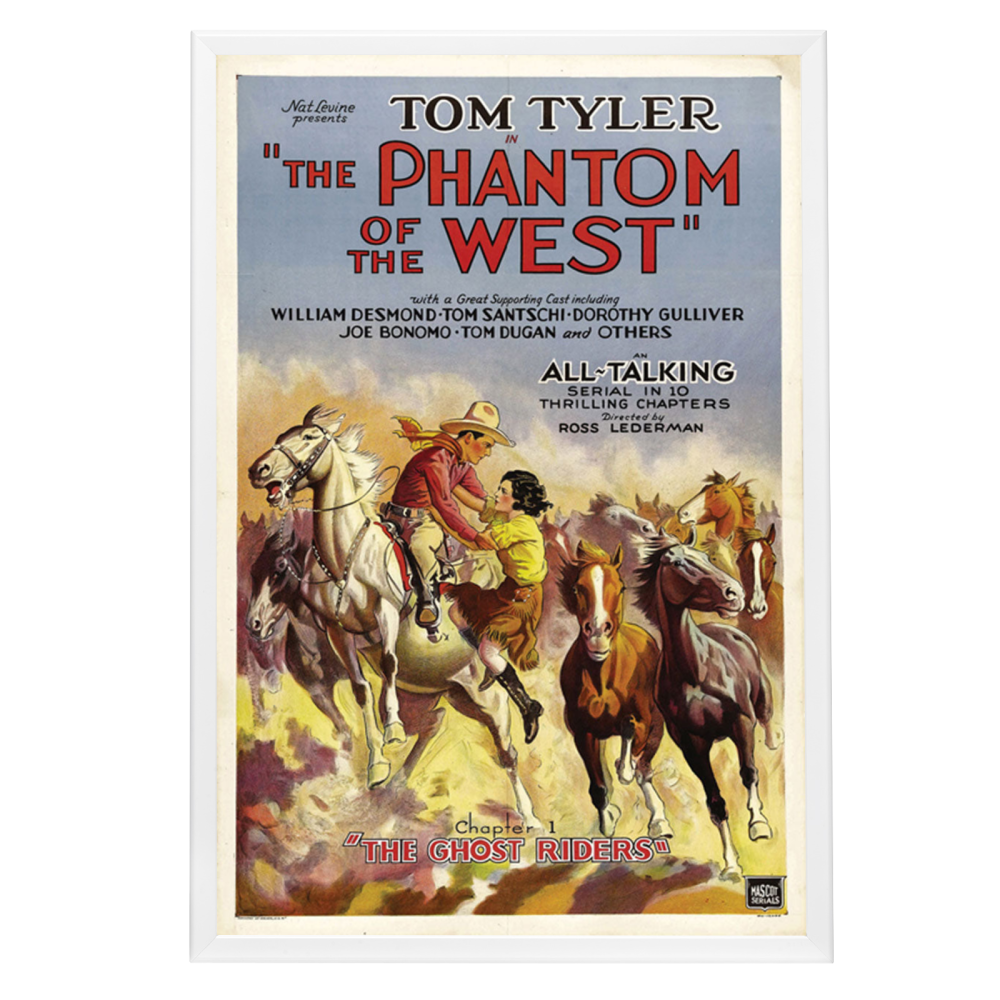 "Phantom Of The West" (1931) Framed Movie Poster