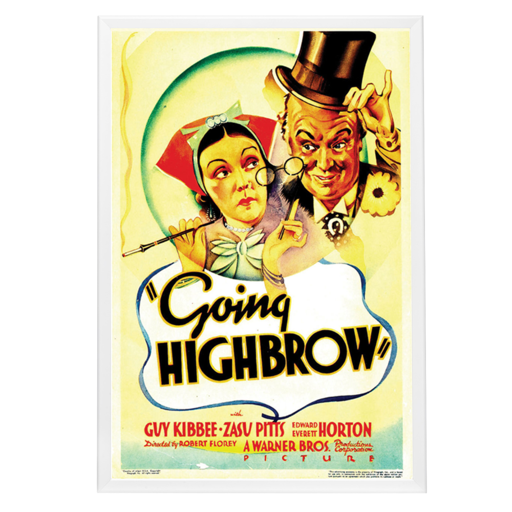 "Going Highbrow" (1935) Framed Movie Poster