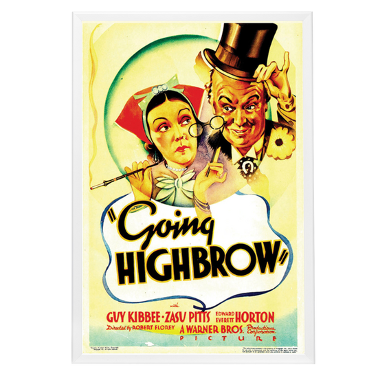 "Going Highbrow" (1935) Framed Movie Poster