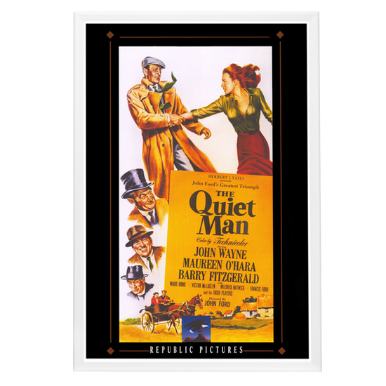 "Quiet Man" (1952) Framed Movie Poster