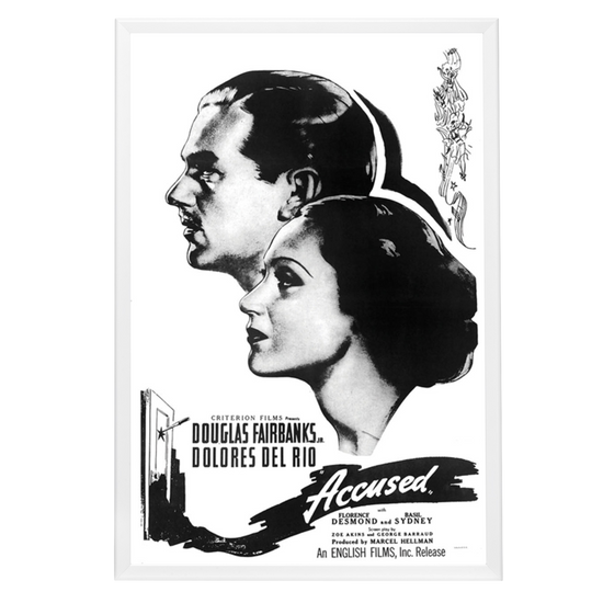 "Accused" (1936) Framed Movie Poster