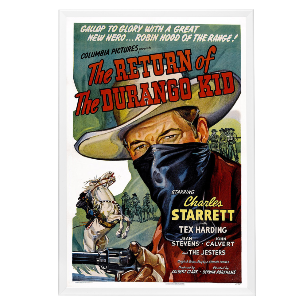 "Return Of The Durango Kid" (1945) Framed Movie Poster